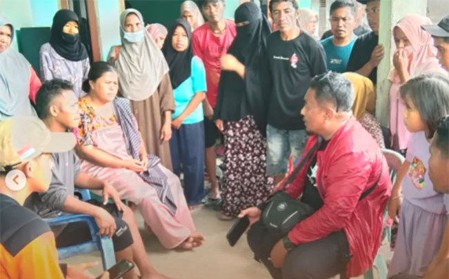 Warga Desa Tirtanagaya, Kecamatan Bolano Lambunu, Sulteng/Foto: BPBD Kabupaten Parigi Moutong