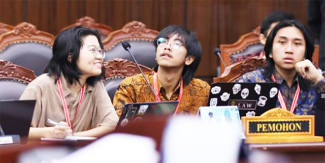 Para pemohon uji materiil UU TNI