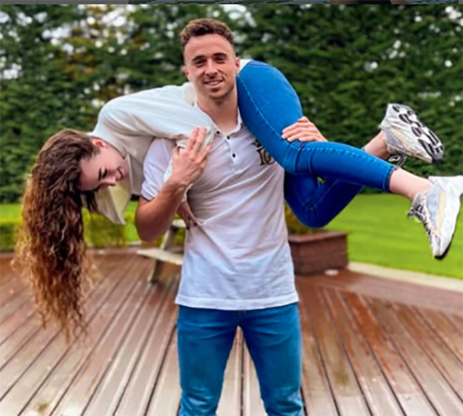 Diogo Jota-Rute Cardoso/Foto: Instagram Rute Cardoso