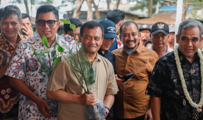 Program menanam mangrove/Foto: Humas Jateng