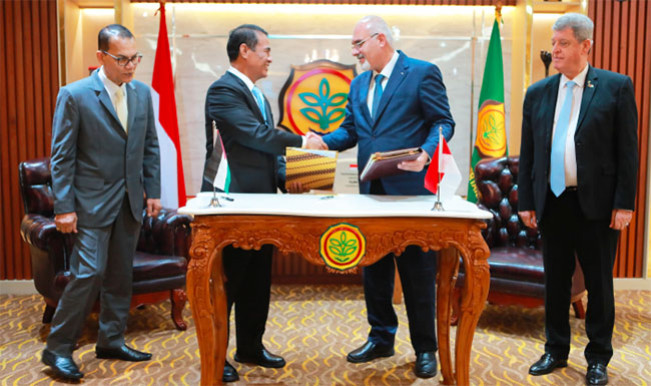 Kerja Sama Bidang Pertanian, Palestine–Indonesia Solidarity Investment Zone Seluas 15 Ribu Ha Dibangun di Sumsel