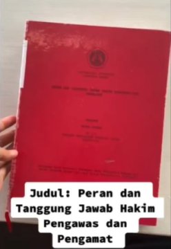 Skripsi Najwa Shihab di UI. (Instagram @correcto.id)
