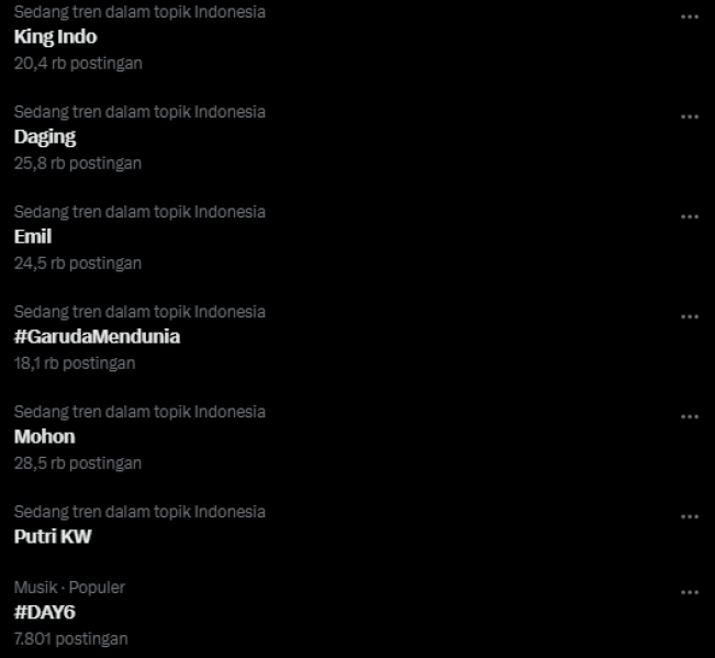 Emil Trending di X (X)