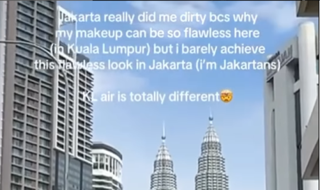 Wanita Ini Sebut Udara di Malaysia Bisa Bikin 'Flawless' Dibanding Udara Jakarta