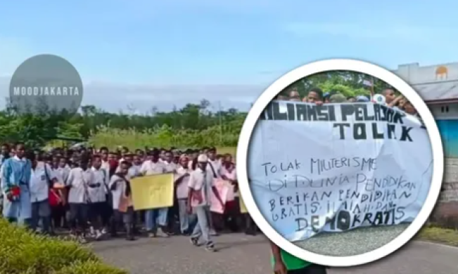 Ratusan Pelajar Demo Demi Gantikan Makan Bergizi Gratis dengan Beasiswa Gratis