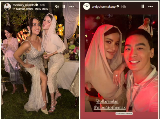 Gaya Olla Ramlan di Nikahan Luna Maya Bikin Heboh, Komentar Luna Maya Jadi Viral