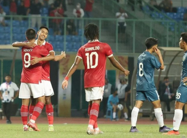 Babak Pertama AFF U-19, Indonesia Taklukkan Brunei Darussalam 6-0