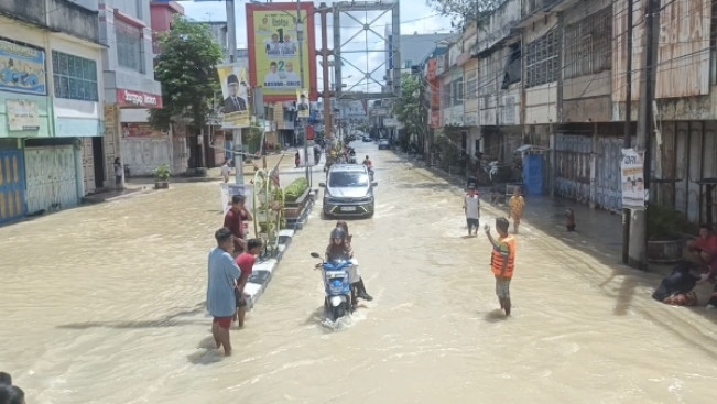 Banjir di Kota Tebing Tinggi Mulai Surut, Satu Orang Dilaporkan Hanyut