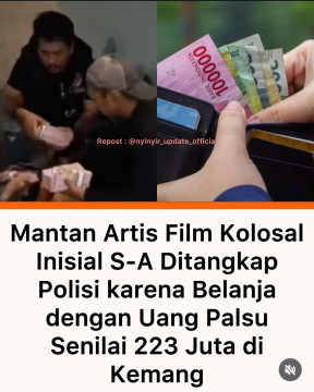 Pesinetron Angling Dharma, Sekar Arum Ditangkap atas Pengedaran Uang Palsu Rp223 Juta