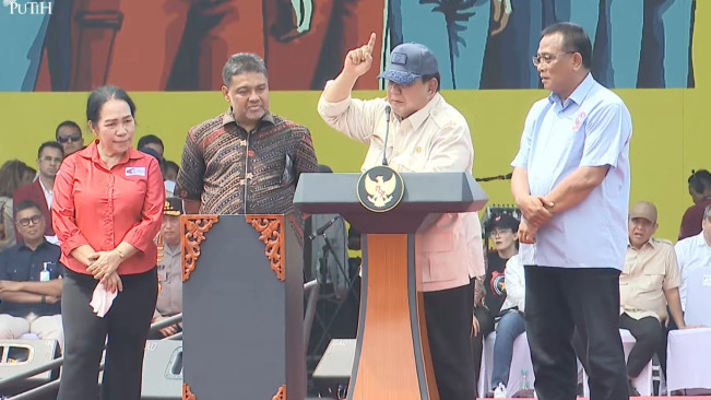 Pidato Prabowo Saat May Day 2025: Bentuk Dewan Kesejahteraan Buruh Nasional-Dukung Marsinah Jadi Pahlawan