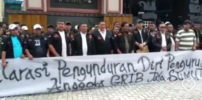 Pengurus Utama dan Sejumlah Anggota DPD Grib Jaya Nyatakan Mundur dan Lepas Seragam, Ini Alasannya!