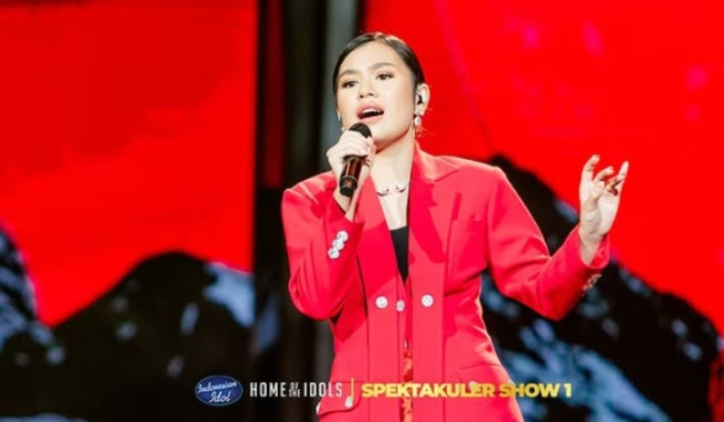 Tampil Cantik dan Menawan, Vanessa Simorangkir Hipnotis Penonton di Babak Spektakuler Show 2