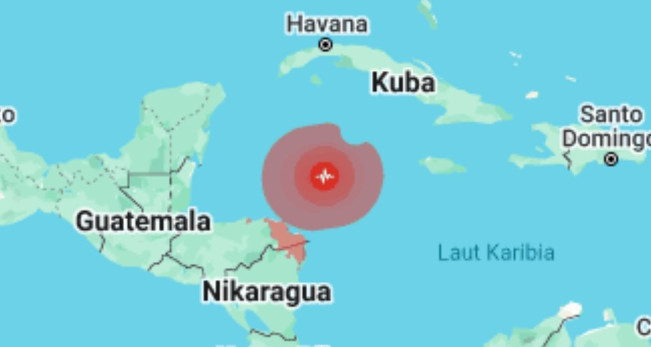 Gempa Besar Magnitudo 7,6 Guncang Laut Karibia Berpotensi Tsunami, Begini Dampaknya ke Indonesia