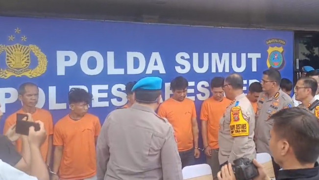 Polisi Tangkap 7 Pencuri Brankas Senilai Miliaran Rupiah di Komplek Mewah Deli Serdang