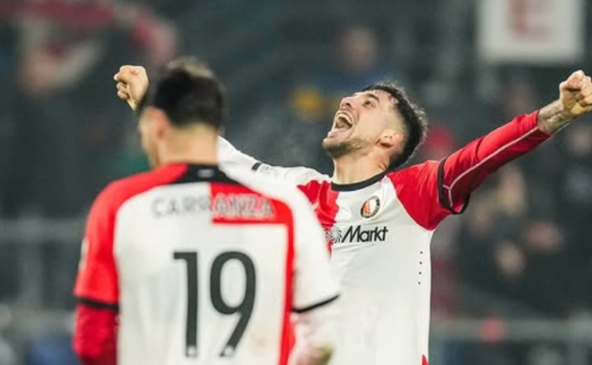 Hasil Liga Champions : Milan Tumbang di Kandang Feyenoord, Benfica dan Club Brugge Menang