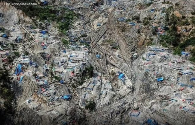 Penambangan Emas Ilegal Gunung Botak Maluku Longsor, 7 Tewas dan 20 Lainnya Masih Tertimbun