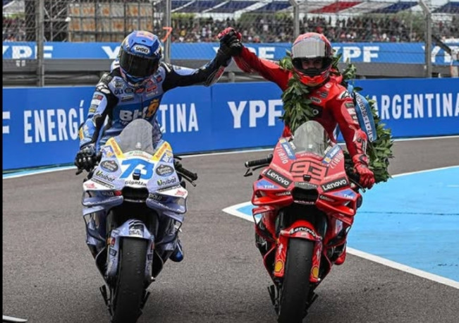 MotoGP Argentina 2025, Marc Marquez Rebut Podium Pertama : Taklukan Rival Sedarah!