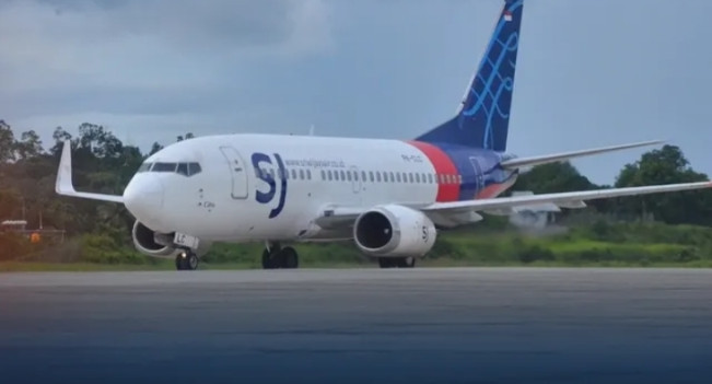 Sriwijaya Air Kembali Layani Penerbangan ke Bandara Kalimarau Berau