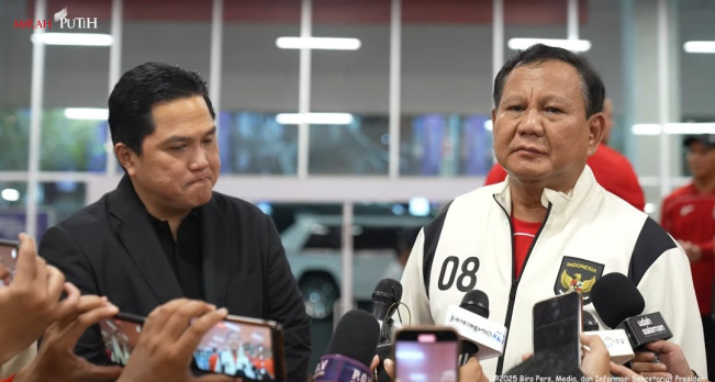 Timnas Indonesia Menang Lawan Bahrain 1-0, Prabowo: Mereka Berjuang, Kerja Keras