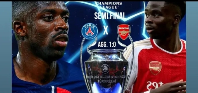 Semifinal Liga Champions, Prediksi PSG vs Arsenal dan Susunan Pemain : Misi Berat Meriam London!