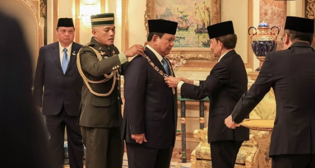 Ikuti Jejak Soeharto, Presiden Prabowo Subianto Terima Bintang Kebesaran Tertinggi Brunei