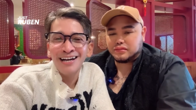 Tangkapan layar Ruben Onsu dan Ivan Gunawan (Youtube)