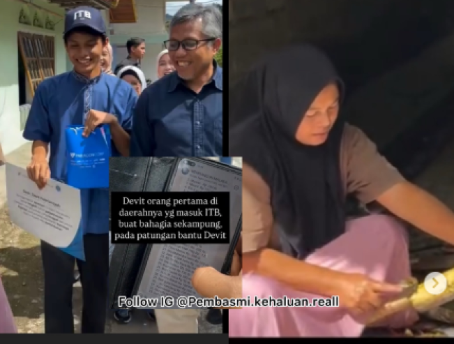 Dijemput Rektor ITB, Anak Tukang Kayu Ini Bikin Bangga Satu Kampung