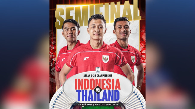 Sebentar Lagi Tanding, Link Live Streaming dan Siaran Langsung Indonesia vs Thailand