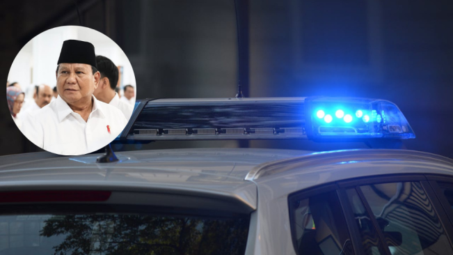 Viral, Rombongan Presiden Melintas Hanya Pakai Strobo Tanpa Sirine