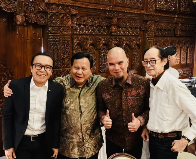Ahmad Dhani dan Prabowo (Instagram)
