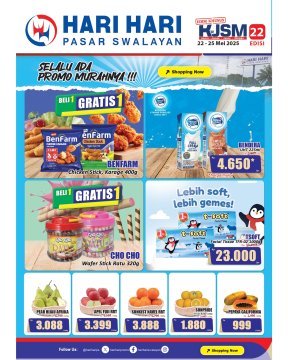 Promo KSJM Hari Haru Pasar Swalayan (www.instagram.com/harihariswalayan)