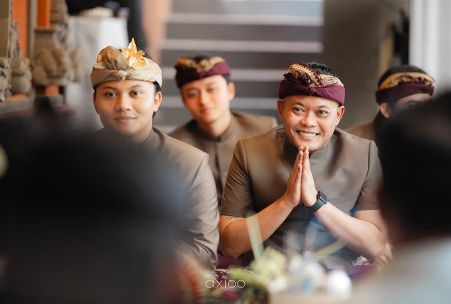 Jelang Menikah, Rizky Febian dan Mahalini Lakukan Upacara Adat