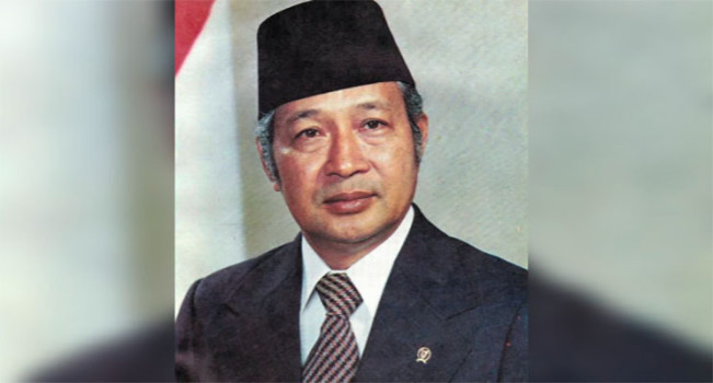 Mantan Presiden Soeharto. [Instagram Jejak Soeharto] 