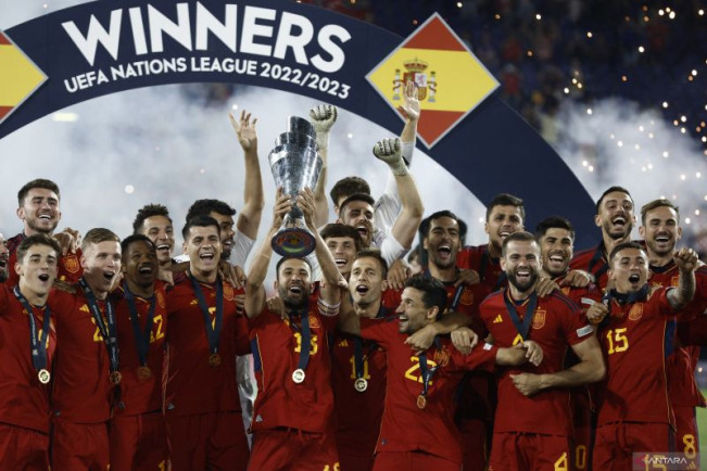 Spanyol Rebut Juara UEFA Nation League 2023