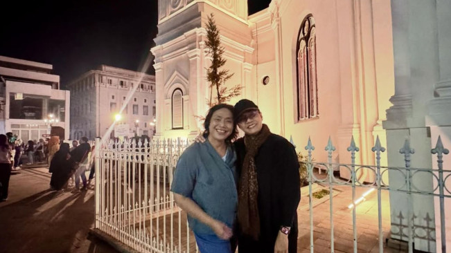 Momen Hangat Sri Mulyani dan Tony Sumartono, Healing di Kota Lama Semarang