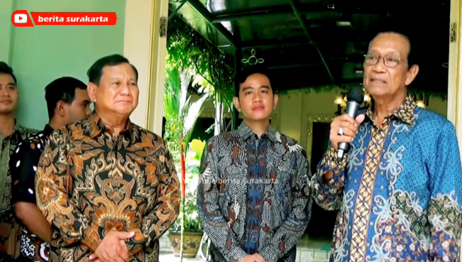 Prabowo-Gibran Sambangi Kraton Jogja: Kami Minta Izin Masuk Daerah