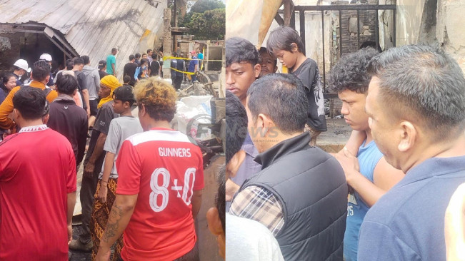 Perdebatan Warnai TKP Kebakaran Kemayoran Gempol Gegara Seorang Anak Muda Dijadikan Saksi