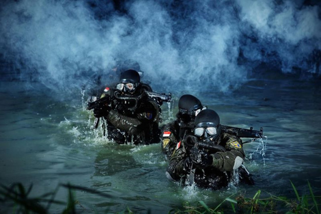 Libatkan Kopaska dan Kapal Selam, TNI AL Latihan "Naval Special Warfare"