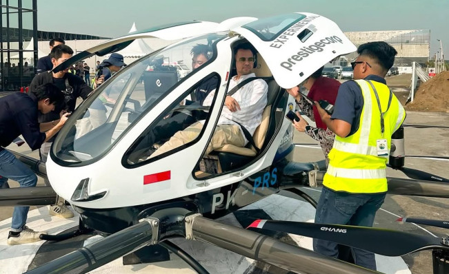 Mengenal Taksi Terbang EHang 216-s, Raffi Ahmad Jadi Penumpang Pertama