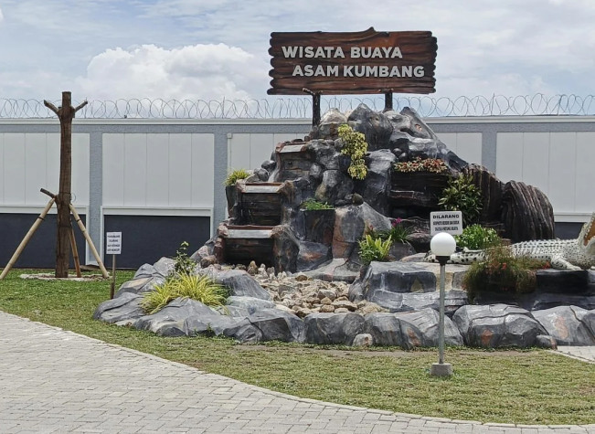 Taman Buaya Asam Kumbang Pilihan Warga Medan Mengisi Liburan