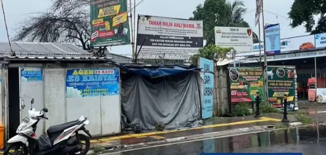 Lahan BMKG yang diduduki GRIB Jaya. GRIB bahkan meminta Rp 5 Miliar sebagai syarat penarikan anggota dari lahan. [Instagram] 
