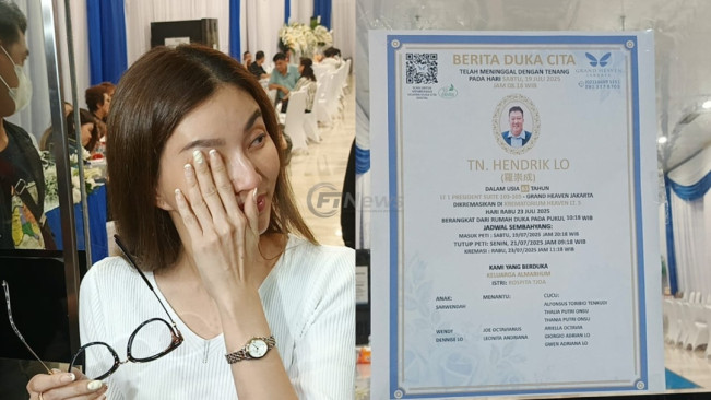 Ayah Sarwendah Dikremasi Hari Ini, Abu Hendrik Lo Akan Dilarung di Laut Ancol