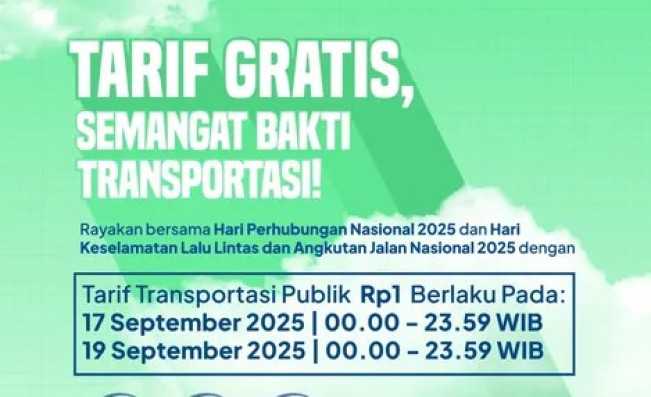 Catat Tarif Rp1 Naik Transjakarta, MRT Jakarta, dan LRT Jakarta, Kapan Periode Waktunya?