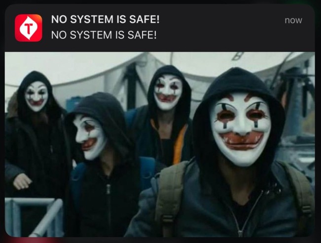Notifikasi 'NO SYSTEM IS SAFE' di MyTelkomsel Bikin Panik, Benarkah Kena Hacker?