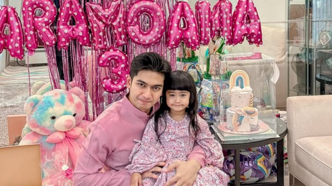 Tanpa Ria Ricis, Teuku Ryan Rayakan Ultah Moana ke-3 dengan Doa Menyentuh
