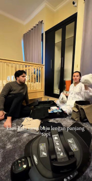 Thariq Halilintar dan Aaliyah Massaid (instagram/@thariqhalilintar)