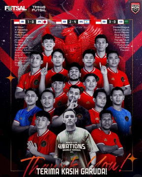 Indonesia Finis di Posisi Kedua setelah Kalahkan Arab Saudi 3-0 di 4 Nations World Series 2025