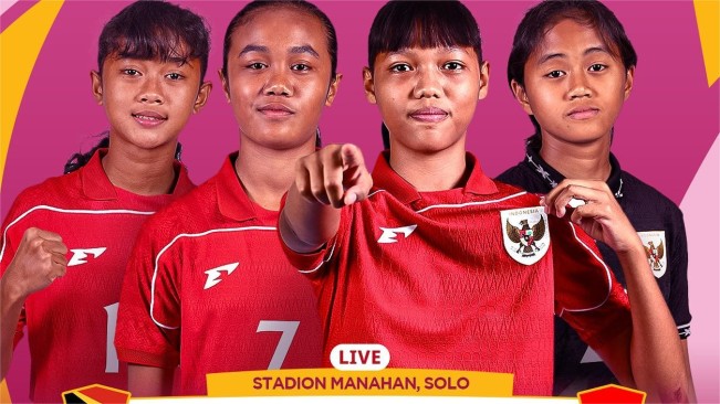 Link Live Streaming Timnas Putri U-16 Vs Timor Leste U-16 Rabu Malam, 20 Agustus 2025
