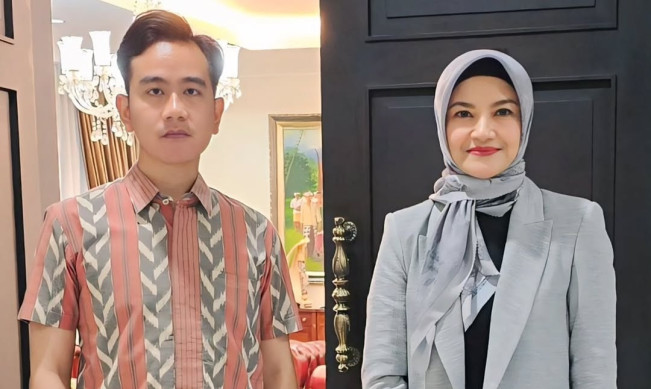 Tina Talisa bersama Wapres Gibran Rakabuming Raka. [Instagram @tina_talisa]