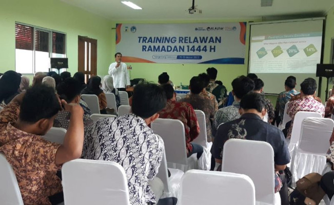 LAZ Al Azhar Gelar Pelatihan Relawan Ramadhan
